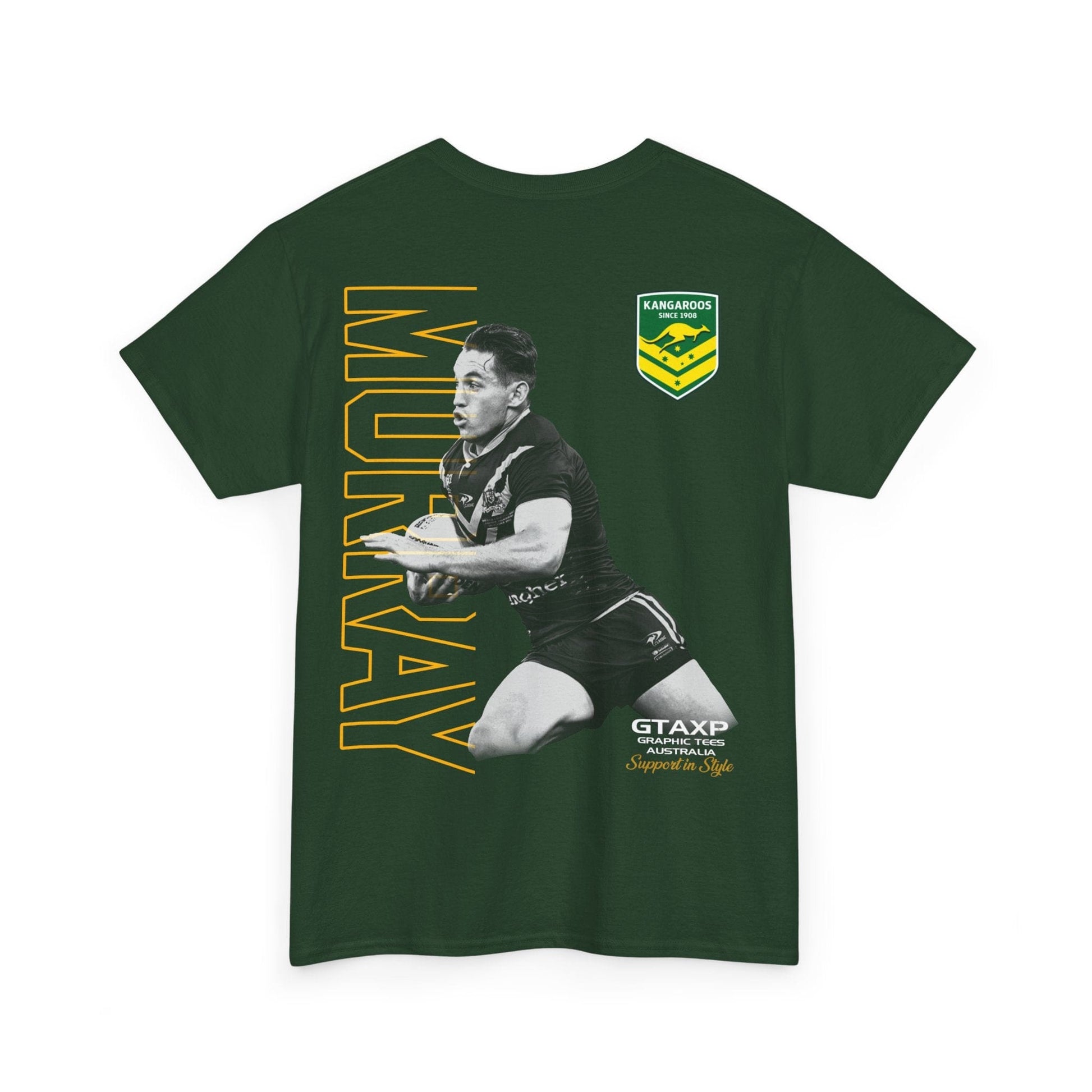 Cameron Murray Kangaroos TShirt Printify Graphic T-Shirt Australia -  Cool Graphic T-Shirts Online - 