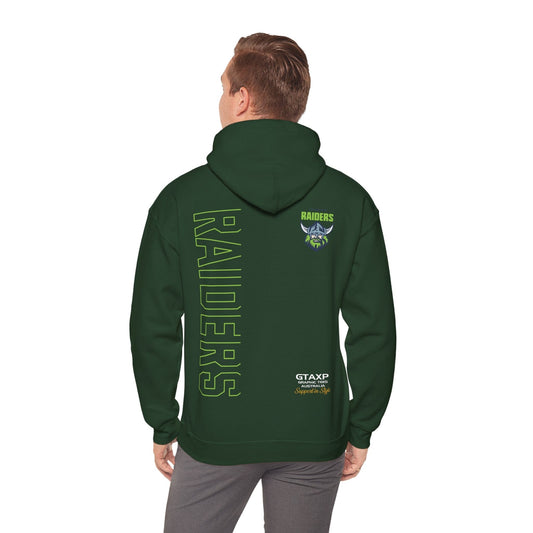 Canberra Raiders Duo Hoodie Printify Forest Green / S Graphic T-Shirt Australia -  Cool Graphic T-Shirts Online - 