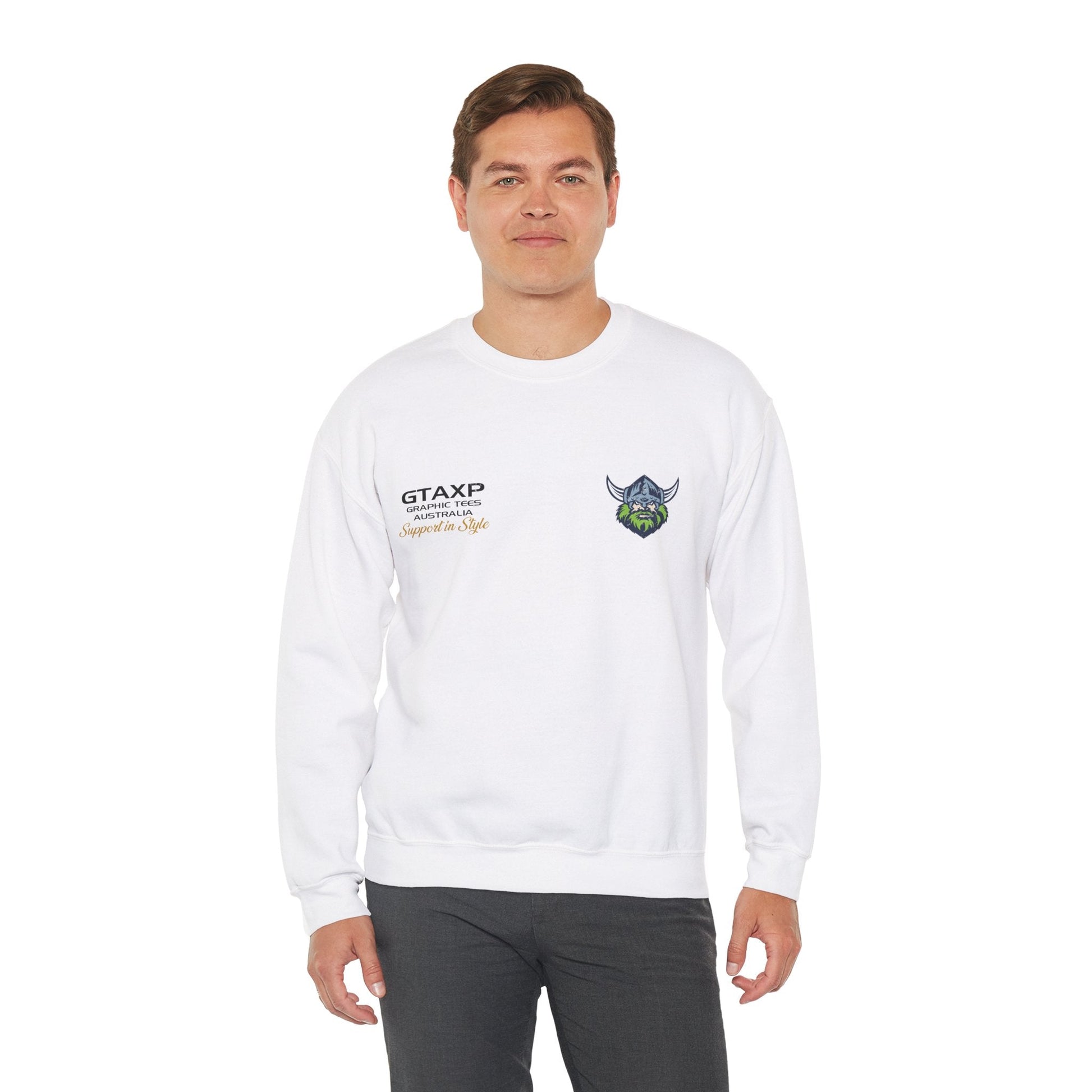 Canberra Raiders Duo Jumper Graphic Tees Australia Graphic T-Shirt Australia -  Cool Graphic T-Shirts Online -  Canberra Raiders Duo Jumper | Canberra Raiders Crew Sweater