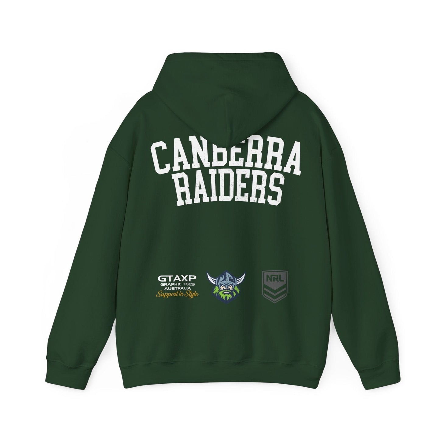 Canberra Raiders NRL Hoodie Printify Graphic T-Shirt Australia -  Cool Graphic T-Shirts Online - 