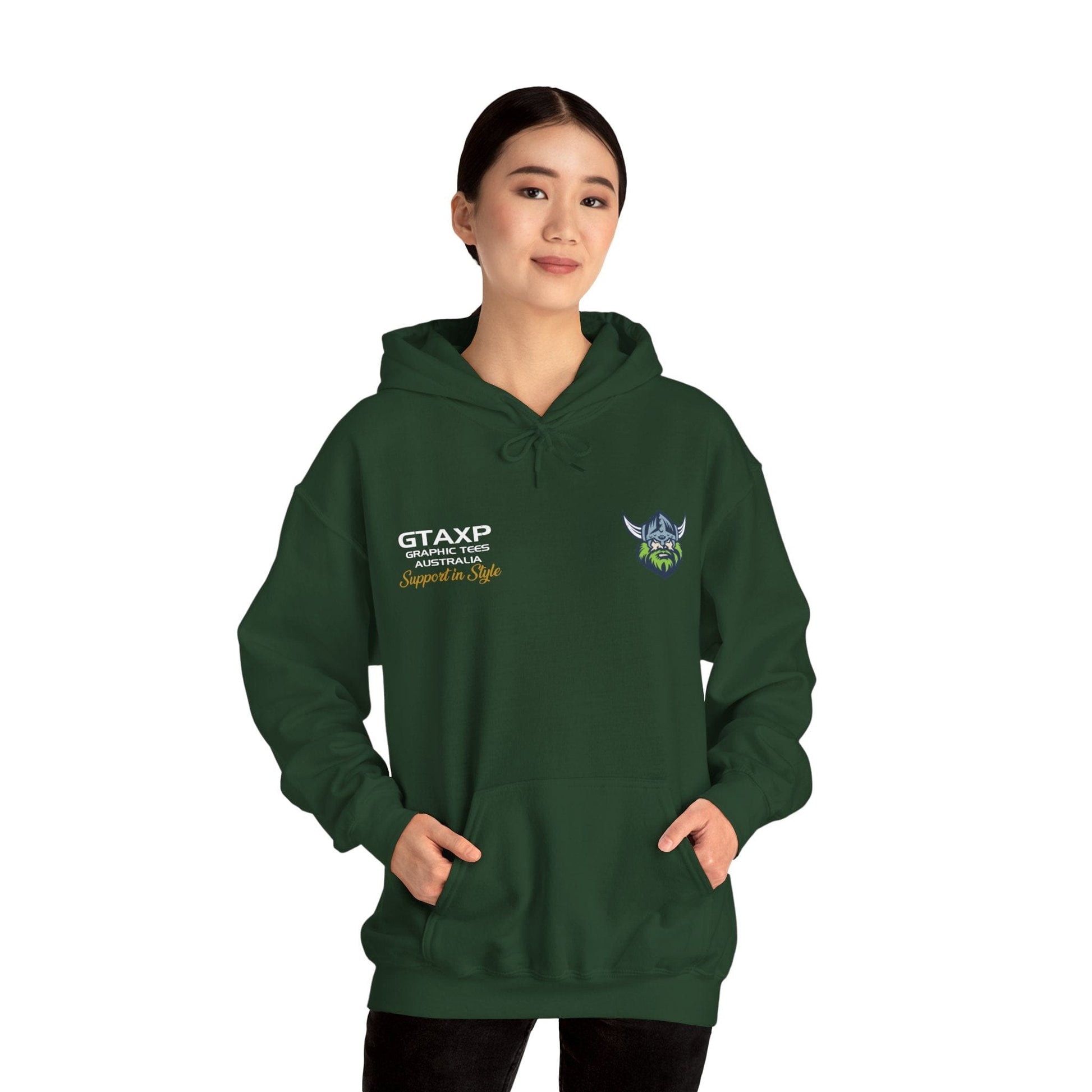 Canberra Raiders NRL Hoodie Printify Graphic T-Shirt Australia -  Cool Graphic T-Shirts Online - 