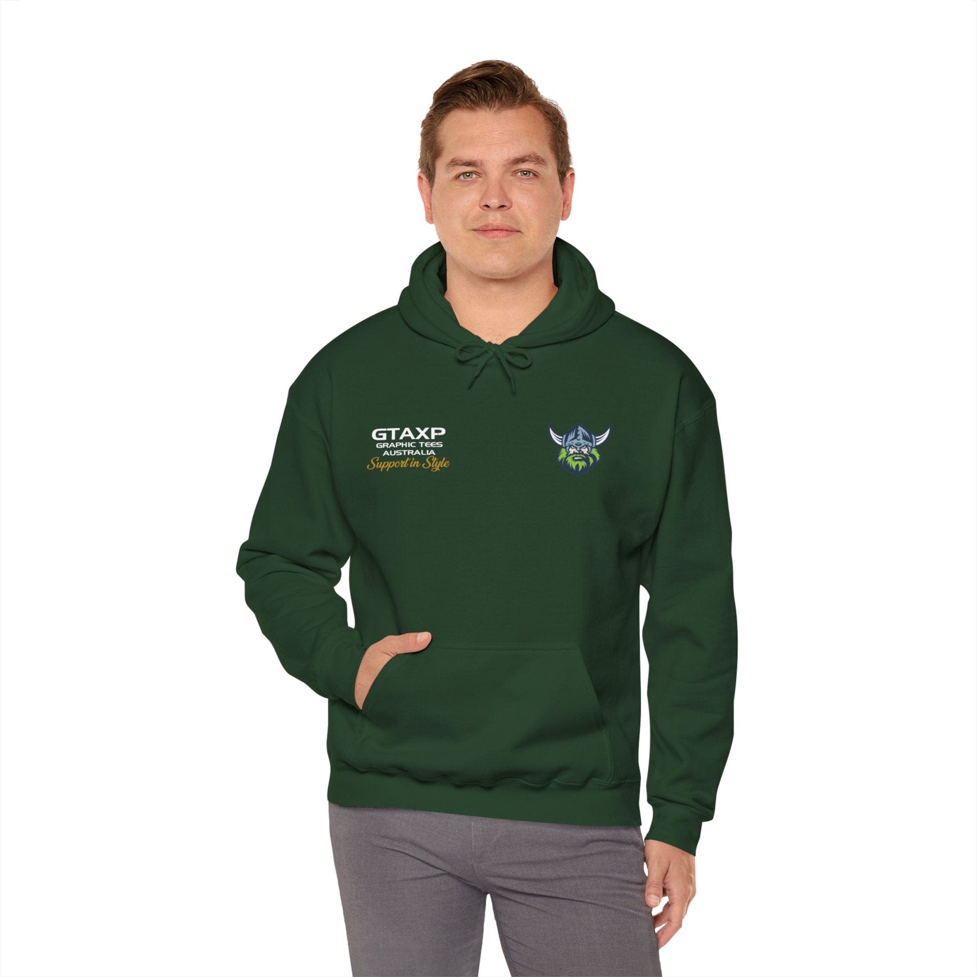 Canberra Raiders NRL Hoodie Printify Graphic T-Shirt Australia -  Cool Graphic T-Shirts Online - 