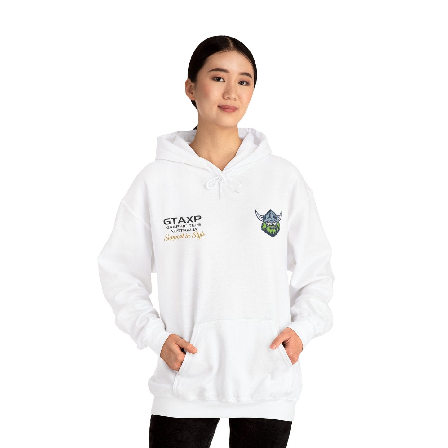 Canberra Raiders NRL Hoodie Printify Graphic T-Shirt Australia -  Cool Graphic T-Shirts Online - 