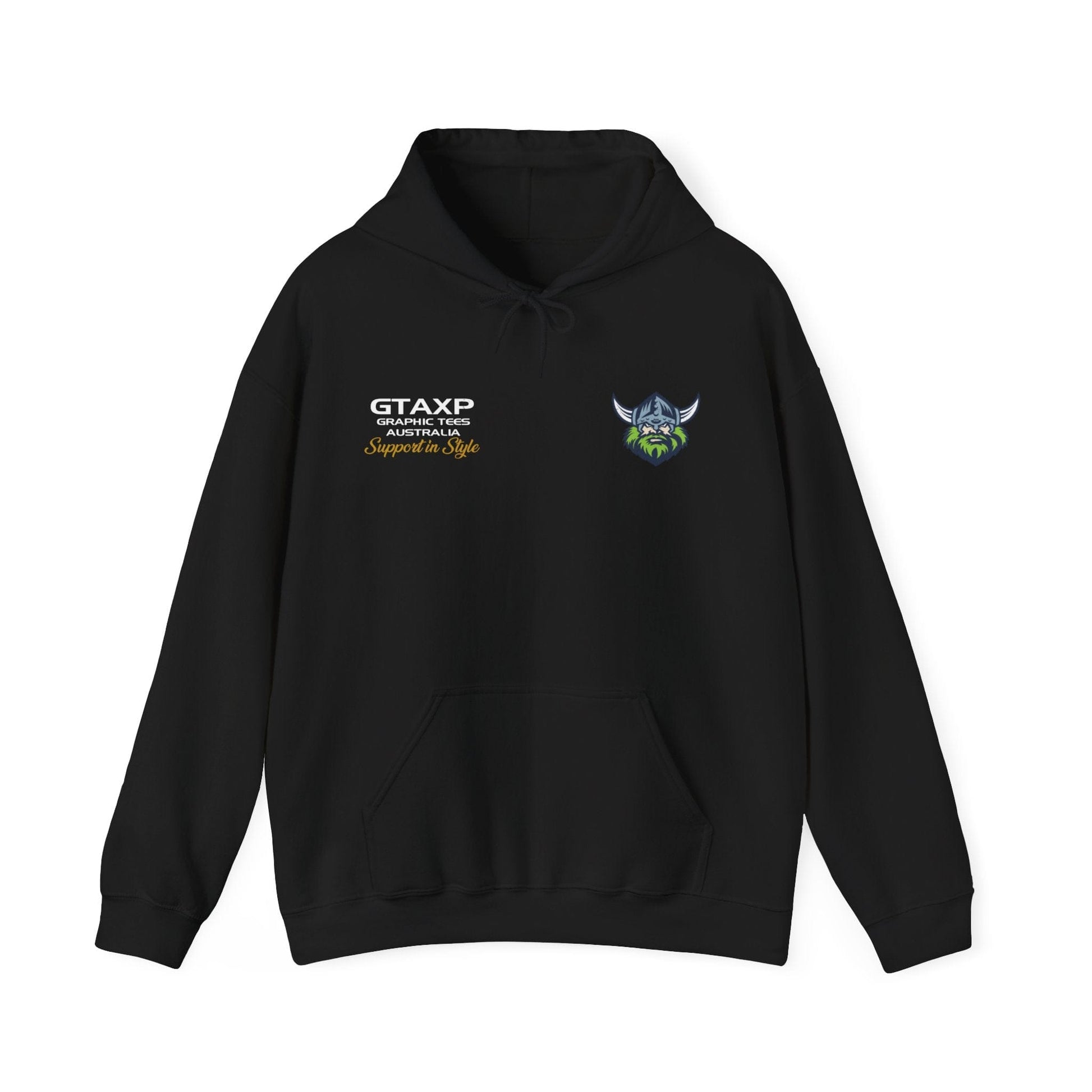 Canberra Raiders Victor Hoodie Printify Graphic T-Shirt Australia -  Cool Graphic T-Shirts Online - 