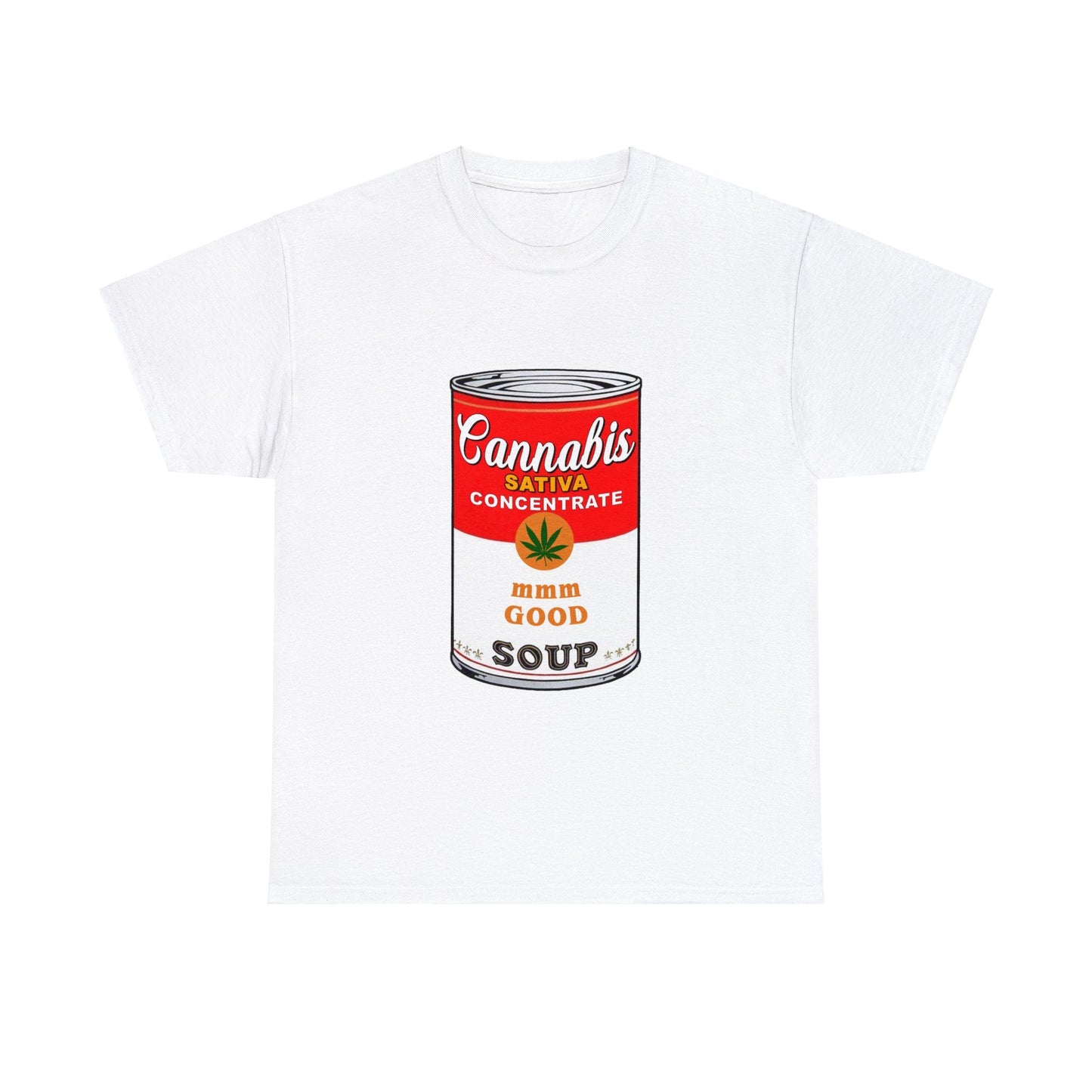 Cannabis Soup Graphic Tee Graphic Tees Australia White / S Graphic T-Shirt Australia -  Cool Graphic T-Shirts Online -  Cannabis Soup T-Shirt | Funny Graphic T-Shirts