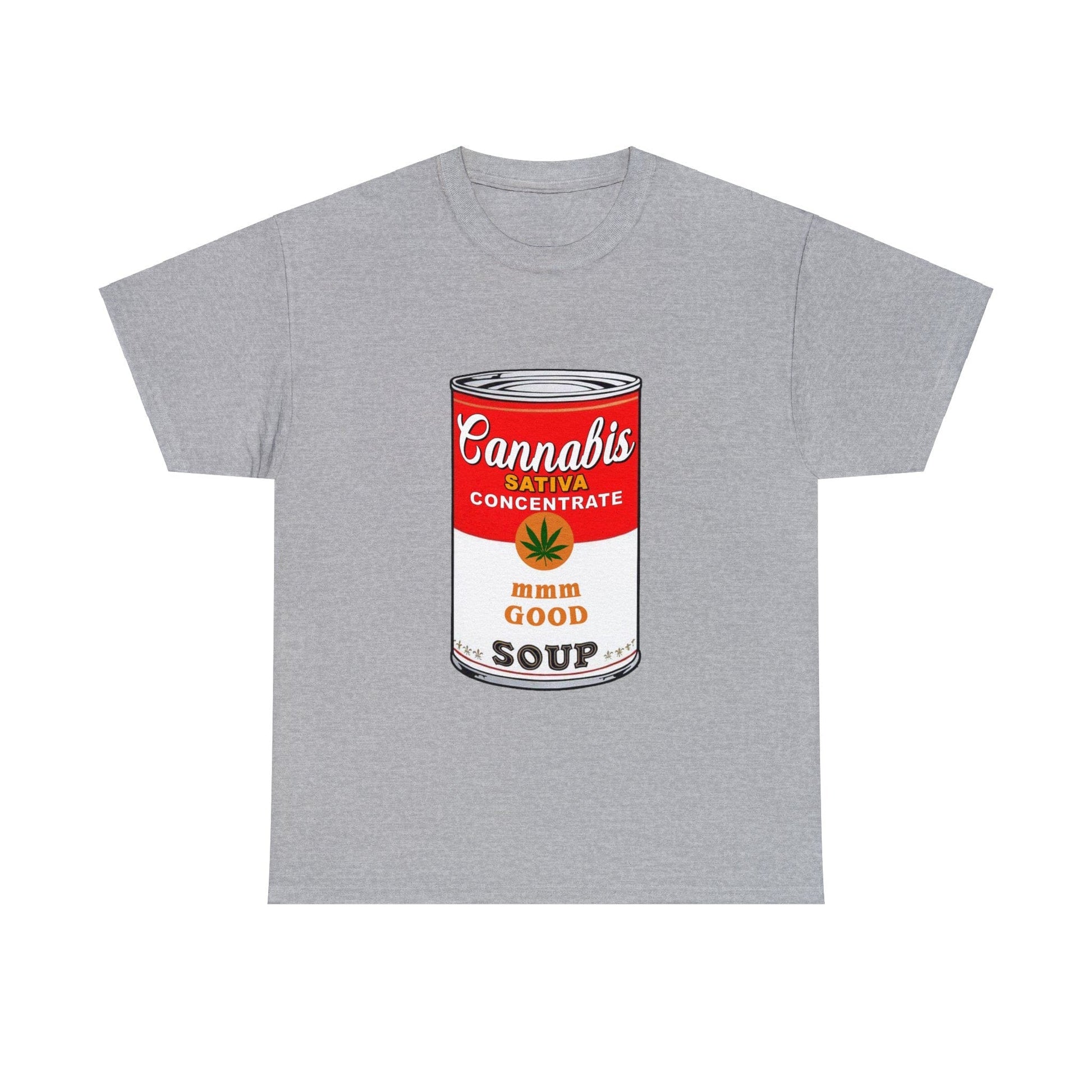 Cannabis Soup Graphic Tee Graphic Tees Australia Sport Grey / S Graphic T-Shirt Australia -  Cool Graphic T-Shirts Online -  Cannabis Soup T-Shirt | Funny Graphic T-Shirts