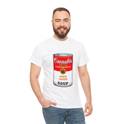 Cannabis Soup Graphic Tee Graphic Tees Australia Graphic T-Shirt Australia -  Cool Graphic T-Shirts Online -  Cannabis Soup T-Shirt | Funny Graphic T-Shirts