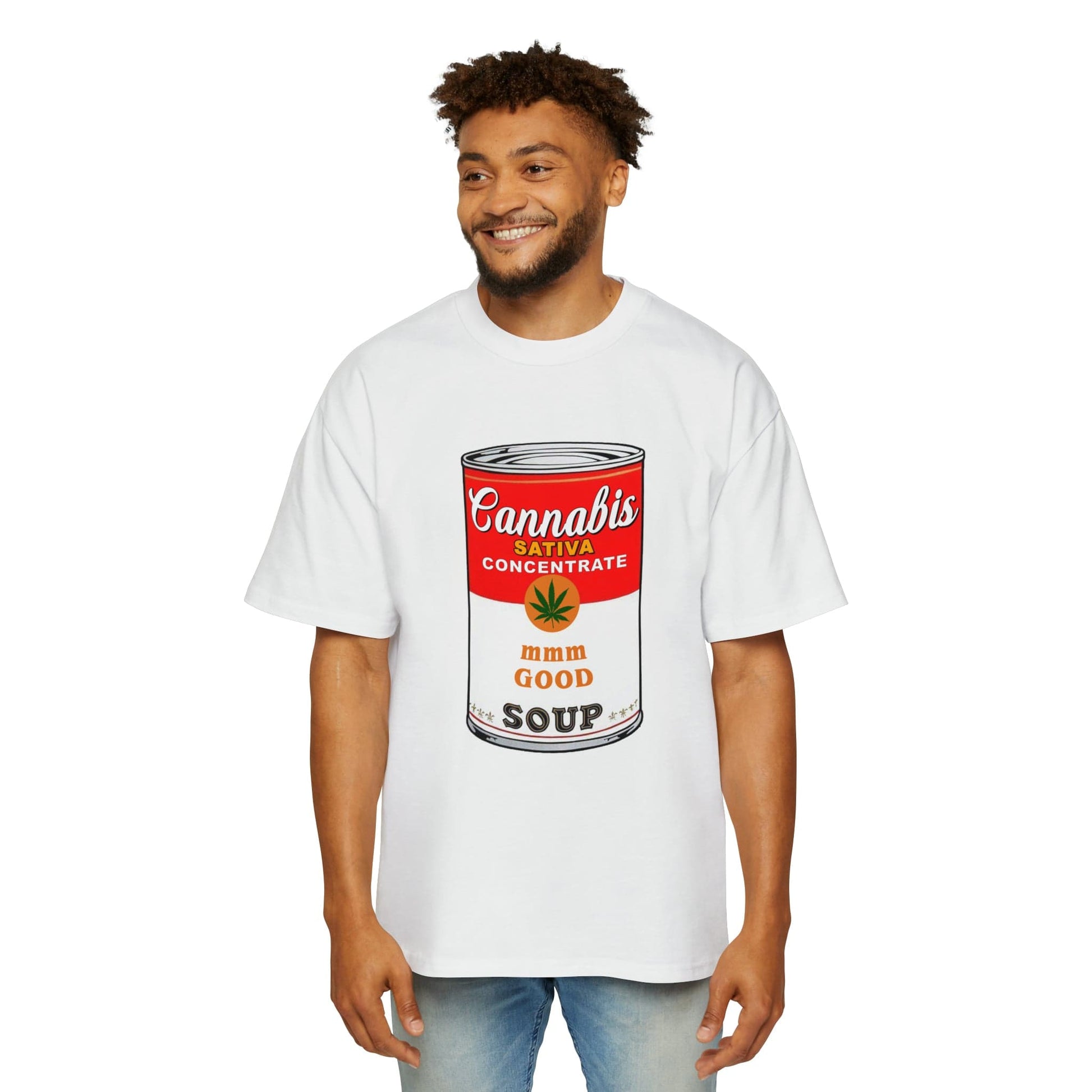 Cannabis Soup Parody Oversized Tee Graphic Tees Australia Graphic T-Shirt Australia -  Cool Graphic T-Shirts Online -  Cannabis Soup Parody Oversized Tee | Funny Graphic T-Shirt Australia