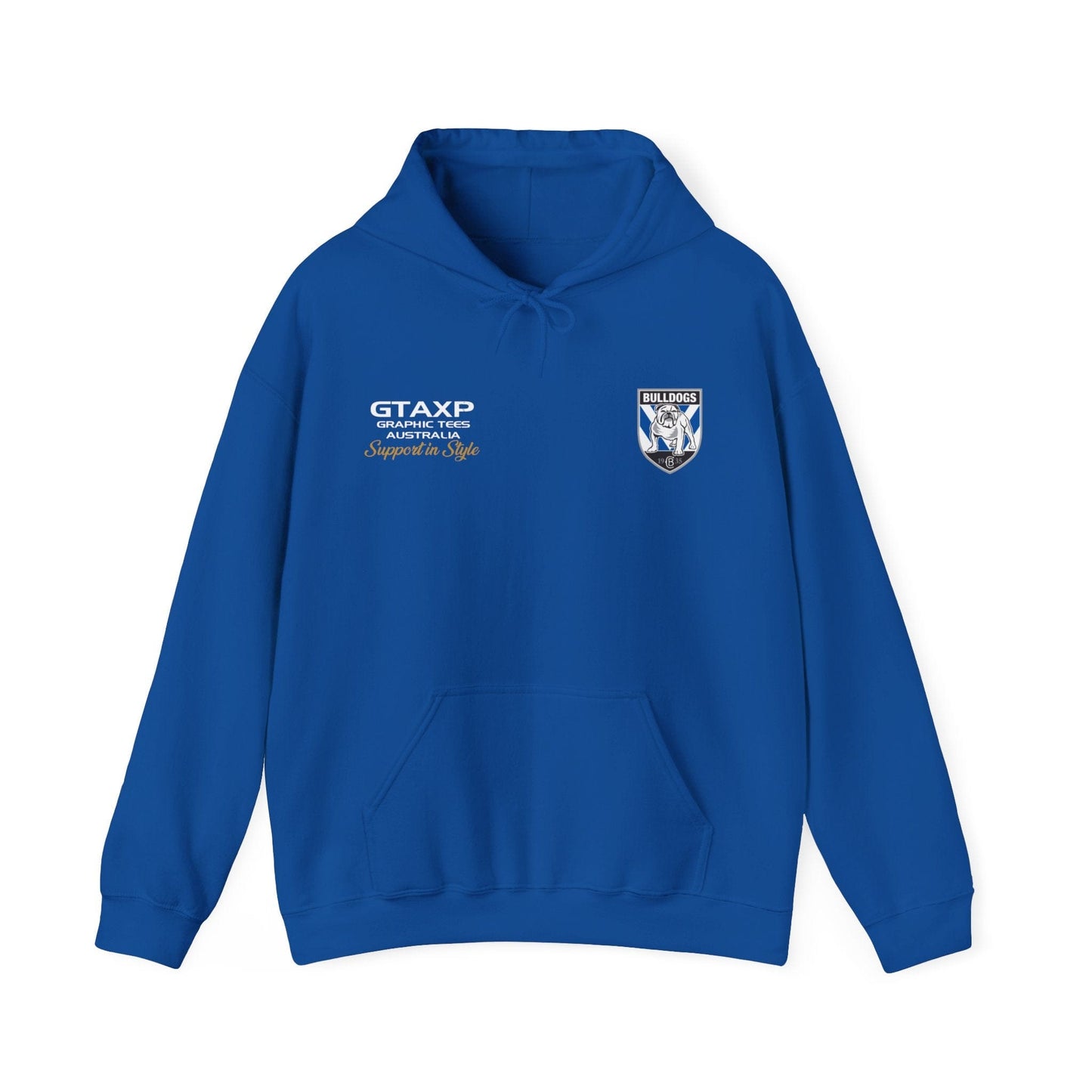 Canterbury Bulldogs Brutus Hoodie Printify Graphic T-Shirt Australia -  Cool Graphic T-Shirts Online - 