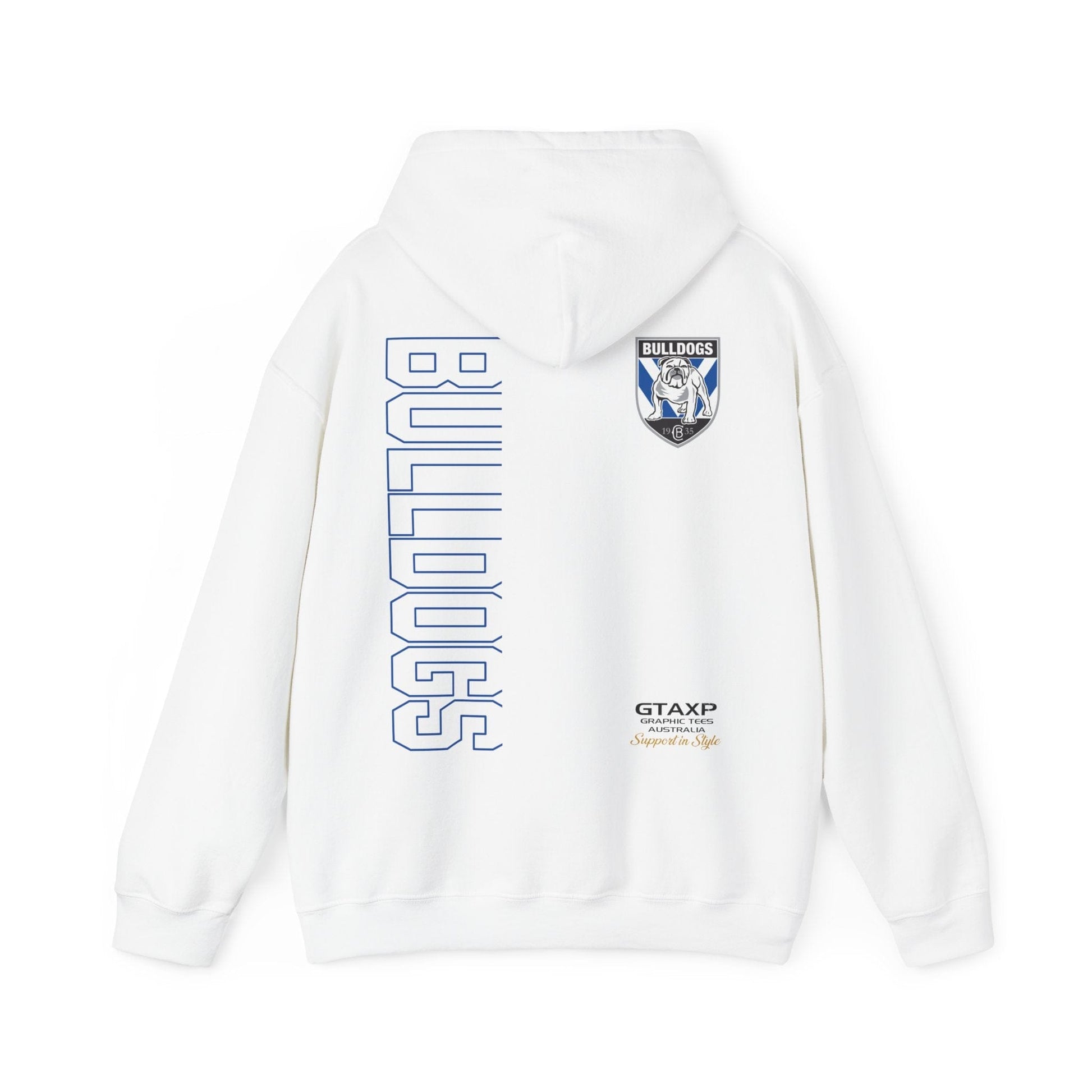 Canterbury Bulldogs Duo Hoodie Printify Graphic T-Shirt Australia -  Cool Graphic T-Shirts Online - 