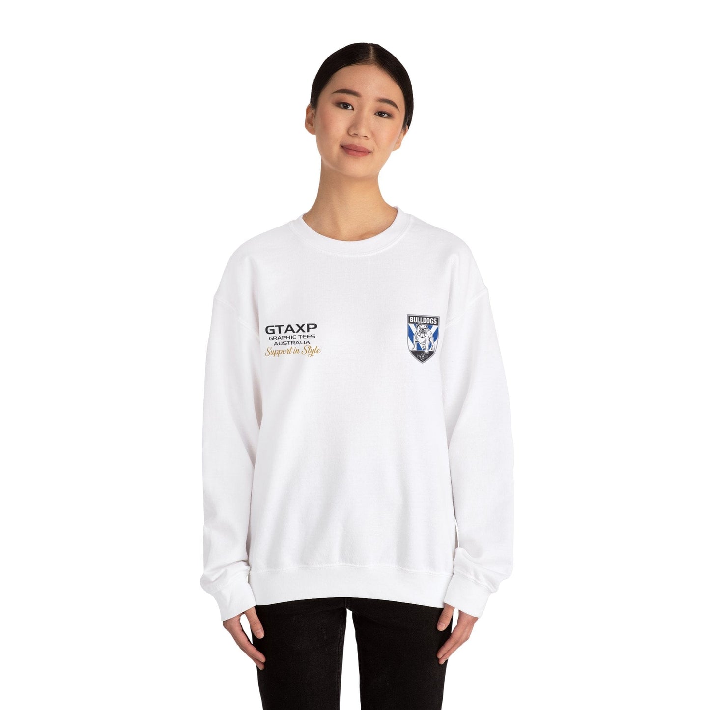 Canterbury Bulldogs Duo Jumper Graphic Tees Australia Graphic T-Shirt Australia -  Cool Graphic T-Shirts Online -  Canterbury Bulldogs Duo Jumper | Bulldogs Crew Sweater