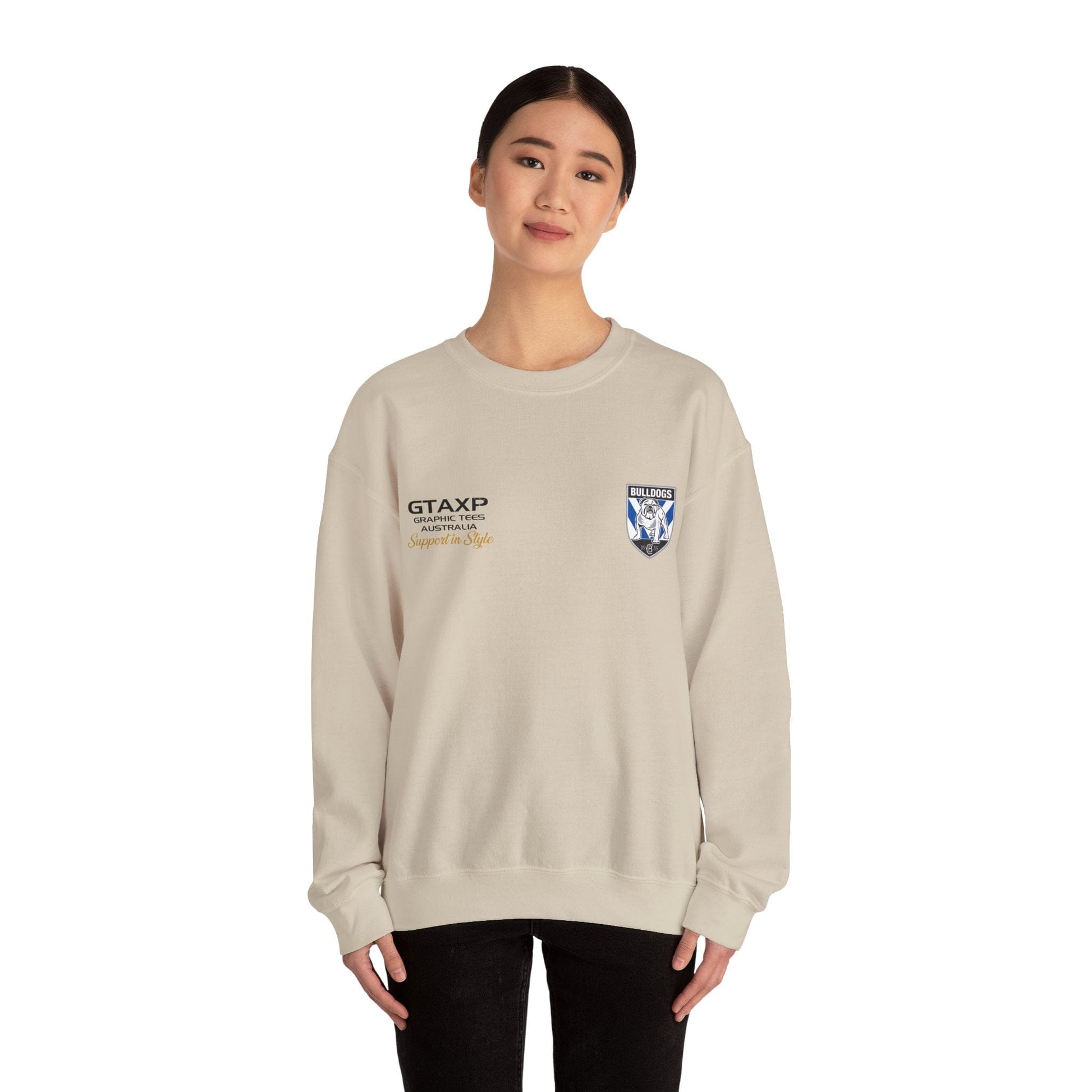 Canterbury Bulldogs Duo Jumper Graphic Tees Australia Graphic T-Shirt Australia -  Cool Graphic T-Shirts Online -  Canterbury Bulldogs Duo Jumper | Bulldogs Crew Sweater