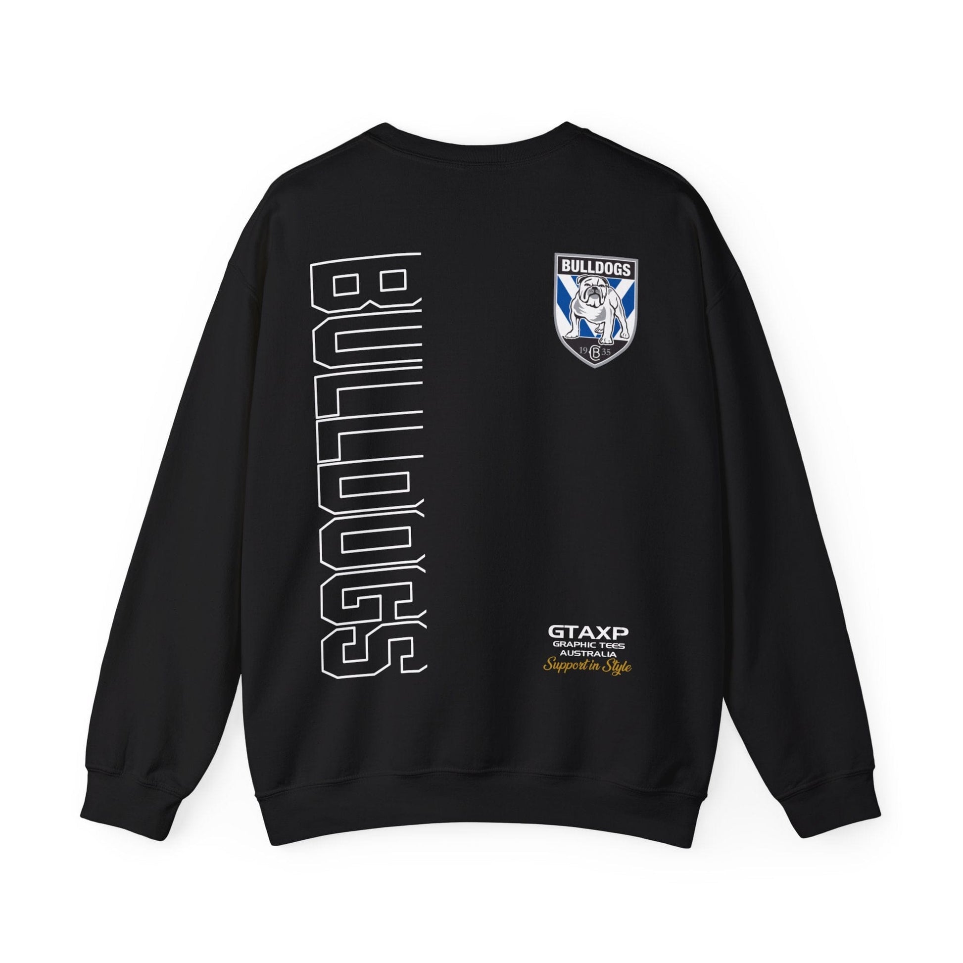 Canterbury Bulldogs Duo Jumper Printify Graphic T-Shirt Australia -  Cool Graphic T-Shirts Online - 