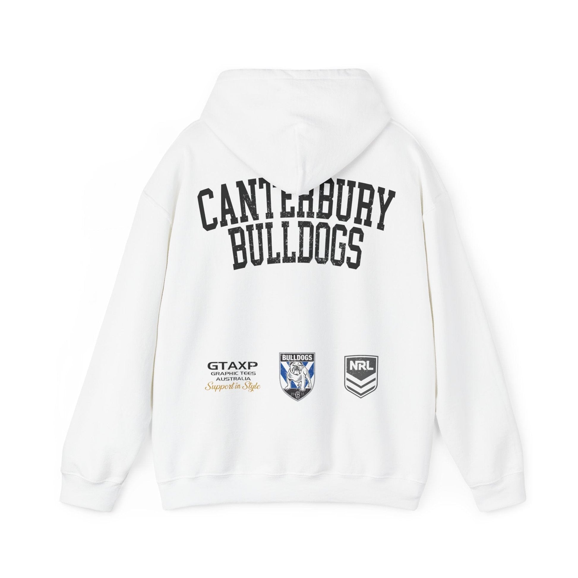 Canterbury Bulldogs NRL Hoodie Printify Graphic T-Shirt Australia -  Cool Graphic T-Shirts Online - 