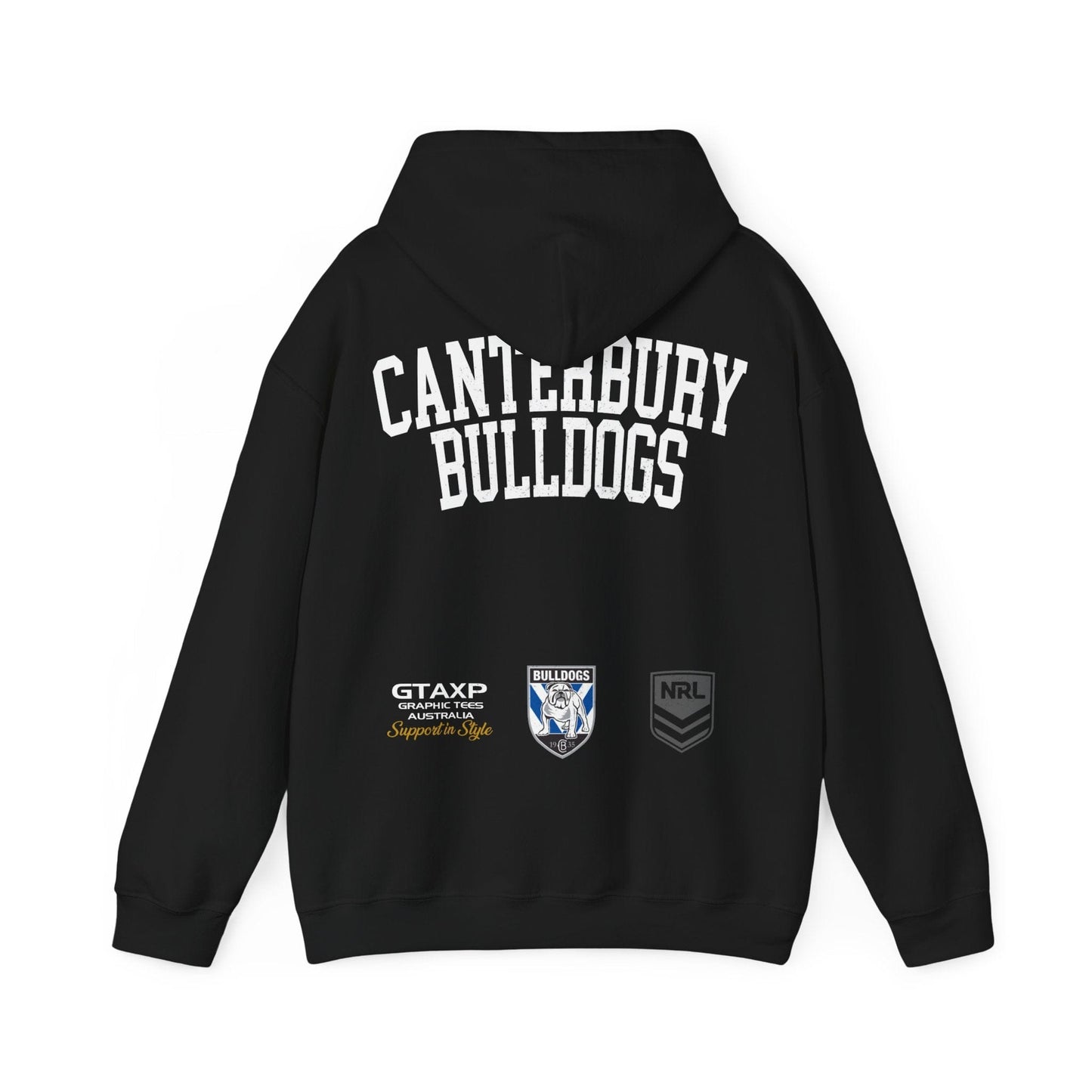 Canterbury Bulldogs NRL Hoodie Printify Graphic T-Shirt Australia -  Cool Graphic T-Shirts Online - 