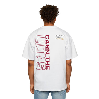 Carn The Lions Oversized Tee Graphic Tees Australia White / S Graphic T-Shirt Australia -  Cool Graphic T-Shirts Online -  Carn The Lions Oversized Tee | Brisbane Lions Merch