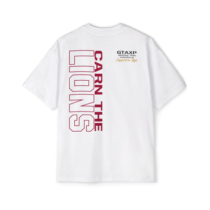 Carn The Lions Oversized Tee Graphic Tees Australia Graphic T-Shirt Australia -  Cool Graphic T-Shirts Online -  Carn The Lions Oversized Tee | Brisbane Lions Merch