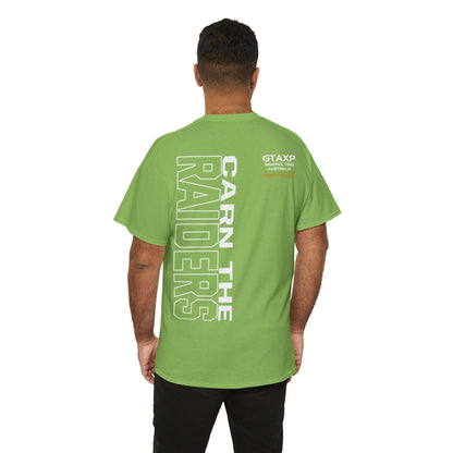 Carn The Raiders Graphic Tee Graphic Tees Australia Lime / S Graphic T-Shirt Australia -  Cool Graphic T-Shirts Online -  Carn The Raiders T Shirt | Rugby League Tees