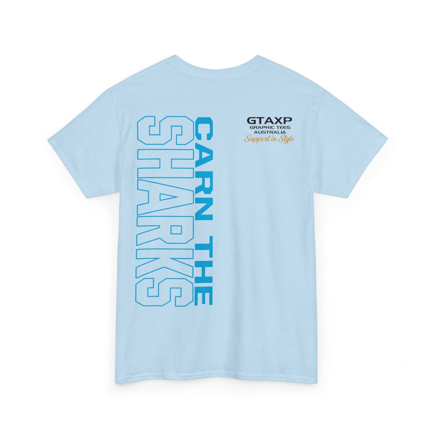 Carn The Sharks Graphic Tee Graphic Tees Australia Graphic T-Shirt Australia -  Cool Graphic T-Shirts Online -  Carn The Sharks T Shirt | Rugby League Supporters Gear