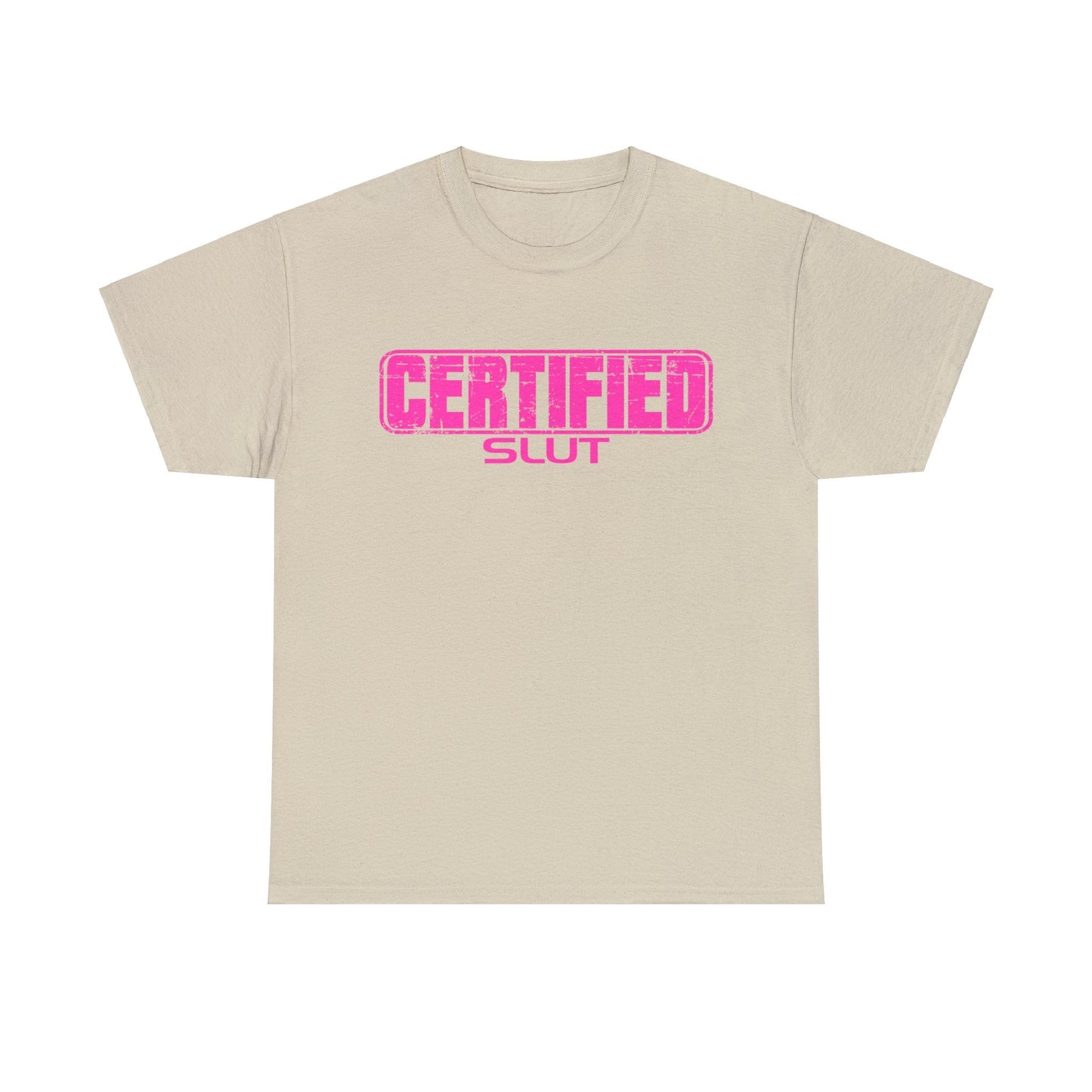 Certified Slut Graphic Tee Graphic Tees Australia Graphic T-Shirt Australia -  Cool Graphic T-Shirts Online -  Certified Slut T-Shirt | Rude & Offensive T-Shirts Australia