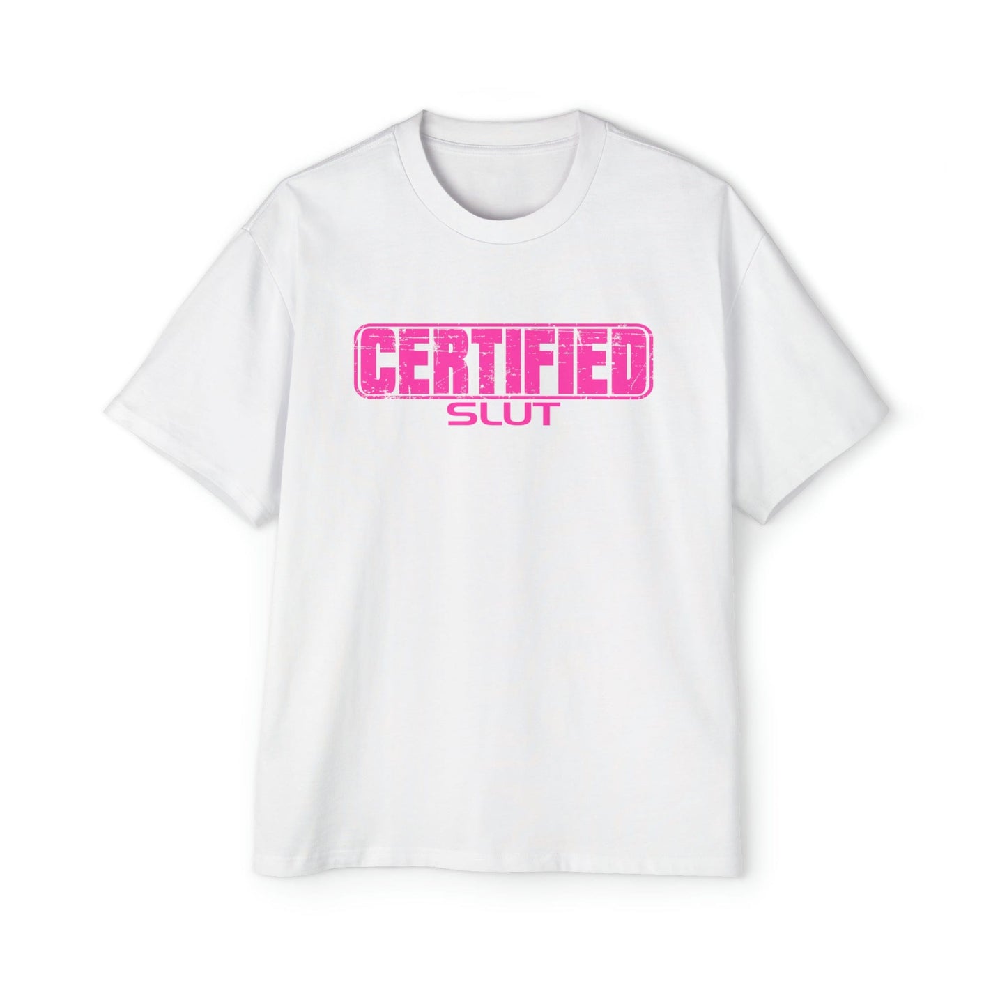 Certified Slut Oversized Tee Graphic Tees Australia Graphic T-Shirt Australia -  Cool Graphic T-Shirts Online -  Certified Slut Oversized Tee | 80's Graphic T-Shirts Australia