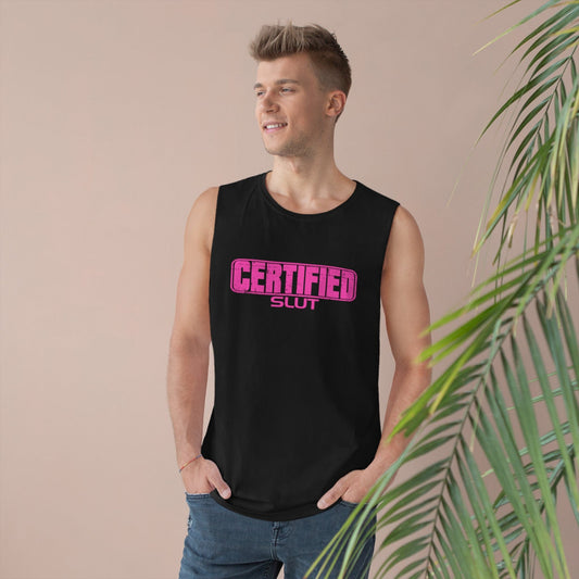 Certified Slut Tank Top Graphic Tees Australia Black / XS Graphic T-Shirt Australia -  Cool Graphic T-Shirts Online -  Certified Slut Tank Top | Tank Tops & Singlets Online Australia