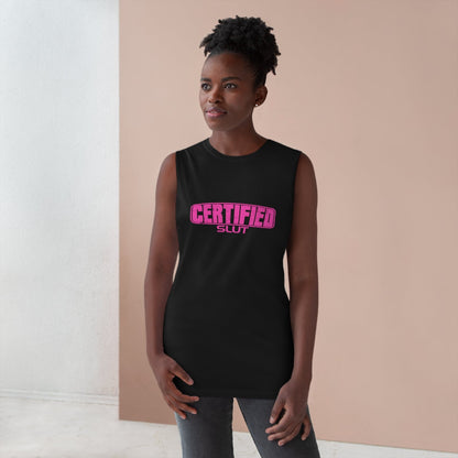 Certified Slut Tank Top Graphic Tees Australia Graphic T-Shirt Australia -  Cool Graphic T-Shirts Online -  Certified Slut Tank Top | Tank Tops & Singlets Online Australia