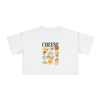 Cheese Homage Crop Tee Graphic Tees Australia Graphic T-Shirt Australia -  Cool Graphic T-Shirts Online -  Cheese Homage Crop Tee | Cool Womens Graphic T-Shirts