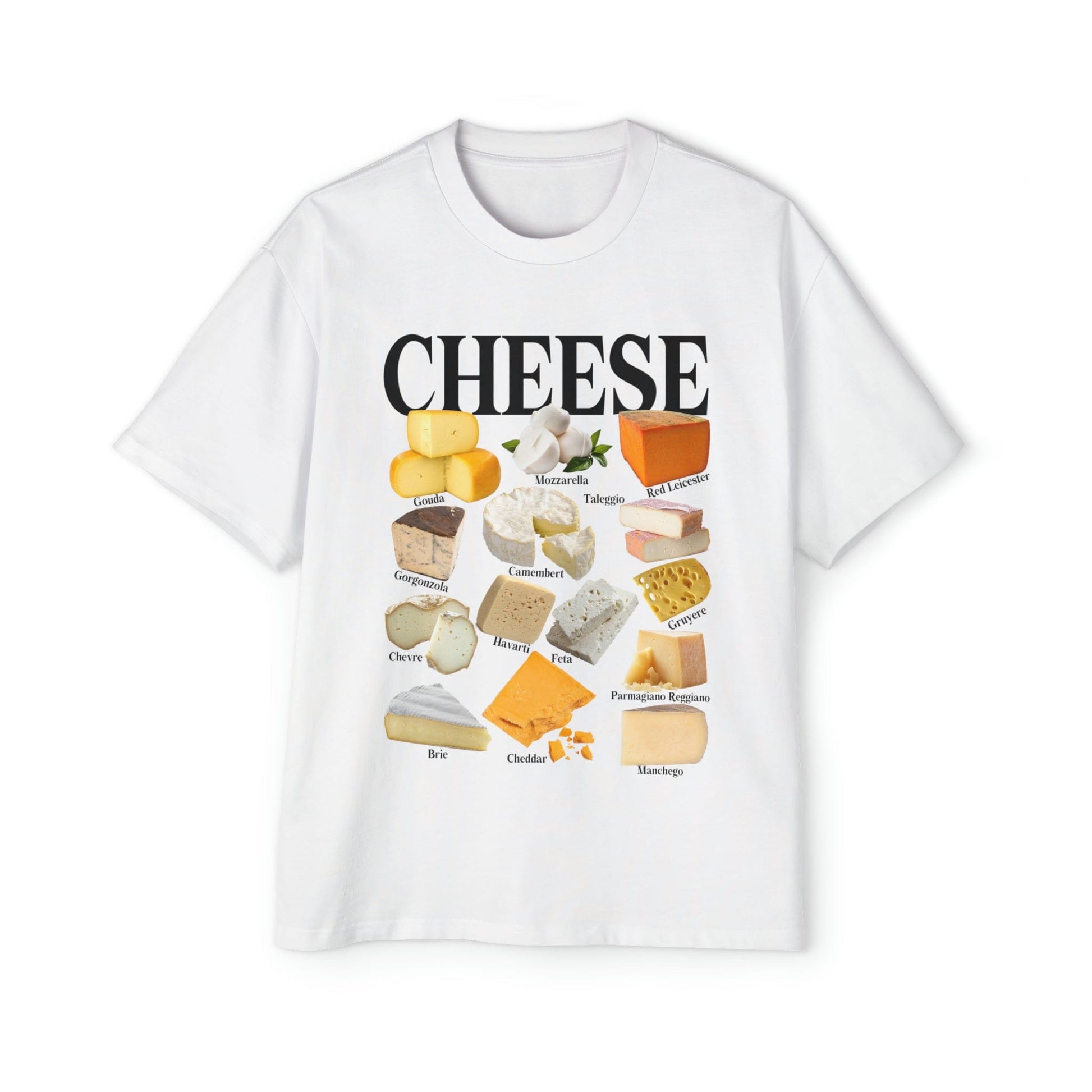 Cheese Homage Oversized Tee Graphic Tees Australia Graphic T-Shirt Australia -  Cool Graphic T-Shirts Online -  Cheese Homage Oversized Tee | 80's Graphic Tees Australia