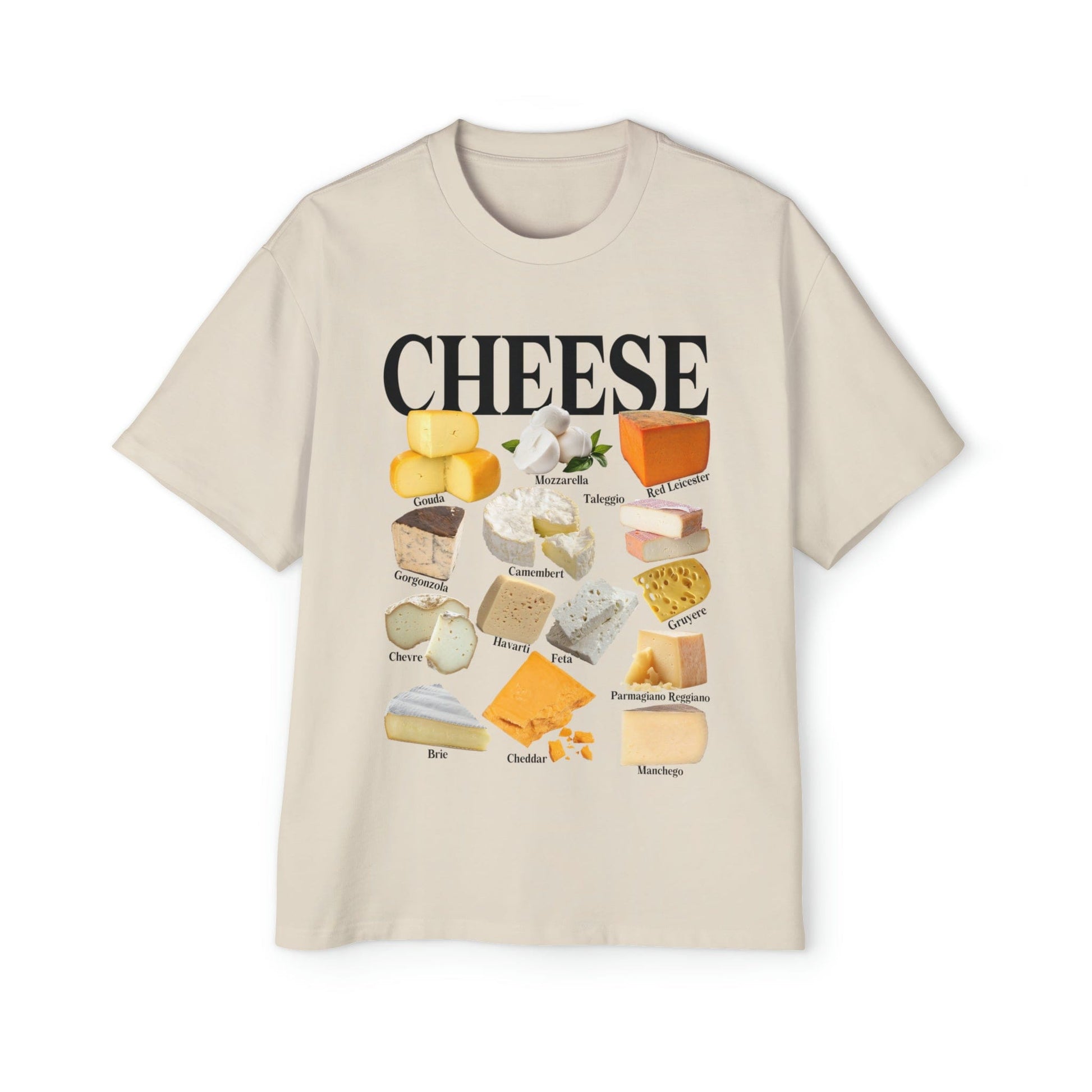 Cheese Homage Oversized Tee Graphic Tees Australia Graphic T-Shirt Australia -  Cool Graphic T-Shirts Online -  Cheese Homage Oversized Tee | 80's Graphic Tees Australia