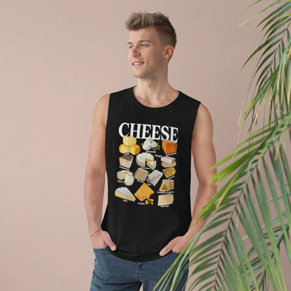 Cheese Homage Tank Top Graphic Tees Australia Black / XS Graphic T-Shirt Australia -  Cool Graphic T-Shirts Online -  Cheese Homage Tank Top | Cool Tank Tops & Singlets Australia