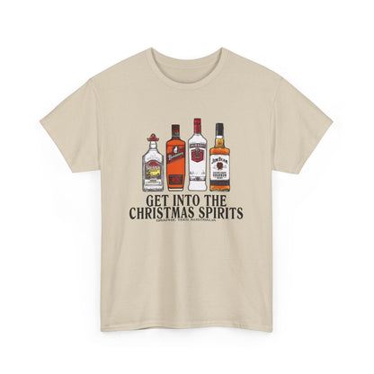 Christmas Spirits Tshirt Printify Graphic T-Shirt Australia -  Cool Graphic T-Shirts Online - 