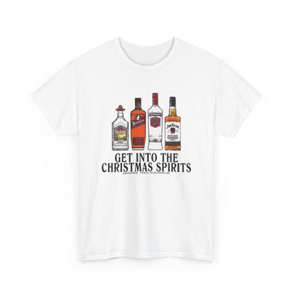 Christmas Spirits Tshirt Printify Graphic T-Shirt Australia -  Cool Graphic T-Shirts Online - 