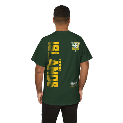 Cook Islands World Cup Graphic Tee Graphic Tees Australia Forest Green / S Graphic T-Shirt Australia -  Cool Graphic T-Shirts Online -  Cook Islands World Cup T-Shirt | Rugby League World Cup Merchandise