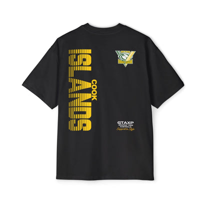 Cook Islands World Cup Oversized Tee Graphic Tees Australia Graphic T-Shirt Australia -  Cool Graphic T-Shirts Online -  Cook Islands World Cup Oversized Tee | Rugby League World Cup T-Shirt