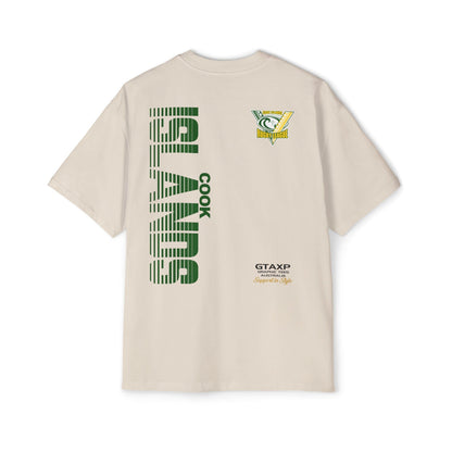 Cook Islands World Cup Oversized Tee Graphic Tees Australia Graphic T-Shirt Australia -  Cool Graphic T-Shirts Online -  Cook Islands World Cup Oversized Tee | Rugby League World Cup T-Shirt