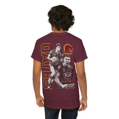 Corey Oates Broncos Duo TShirt Printify Graphic T-Shirt Australia -  Cool Graphic T-Shirts Online - 