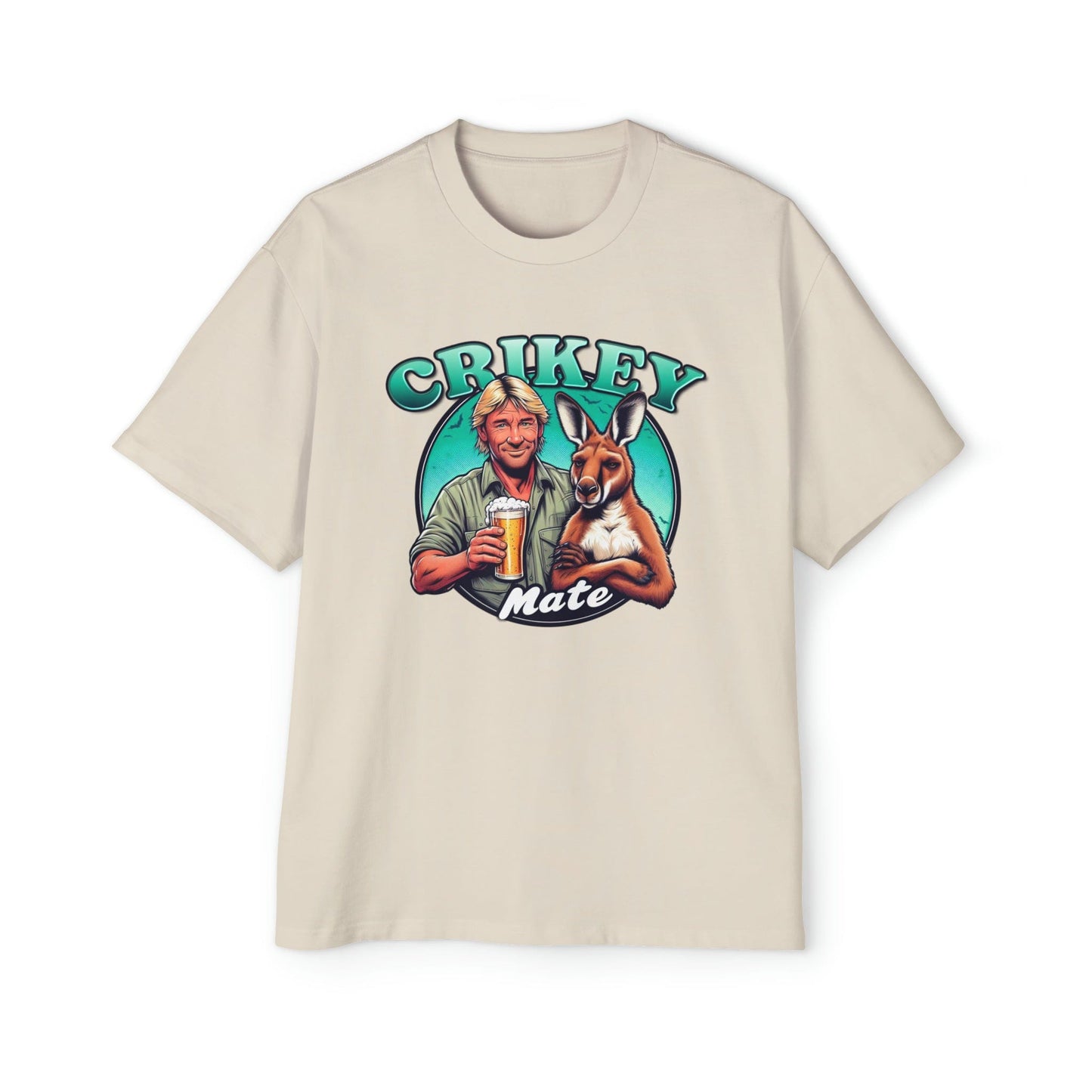 Crikey Mate Oversized Tee Graphic Tees Australia Graphic T-Shirt Australia -  Cool Graphic T-Shirts Online -  Crikey Mate Oversized Tee | Funny Oversized T-Shirts Australia