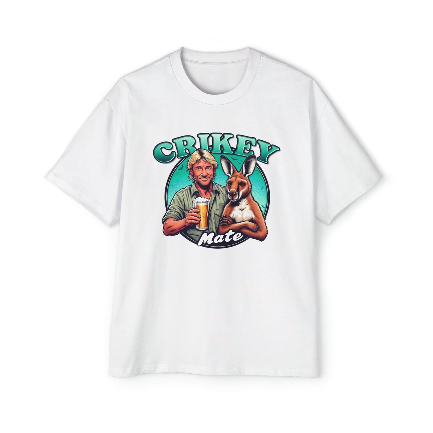 Crikey Mate Oversized Tee Graphic Tees Australia Graphic T-Shirt Australia -  Cool Graphic T-Shirts Online -  Crikey Mate Oversized Tee | Funny Oversized T-Shirts Australia