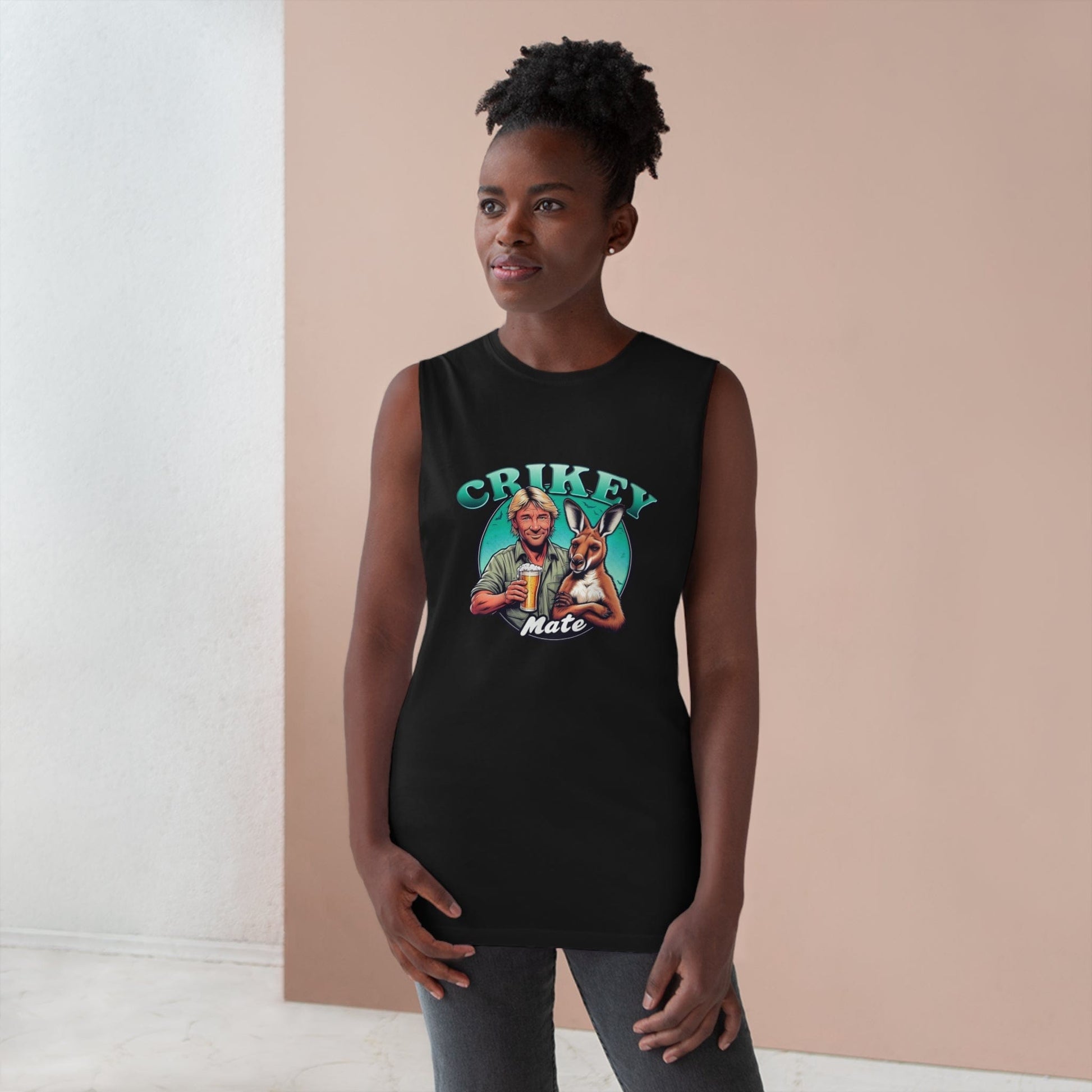 Crikey Mate Tank Top Graphic Tees Australia Graphic T-Shirt Australia -  Cool Graphic T-Shirts Online -  Crikey Mate Tank Top | Tank Tops & Singlets Australia