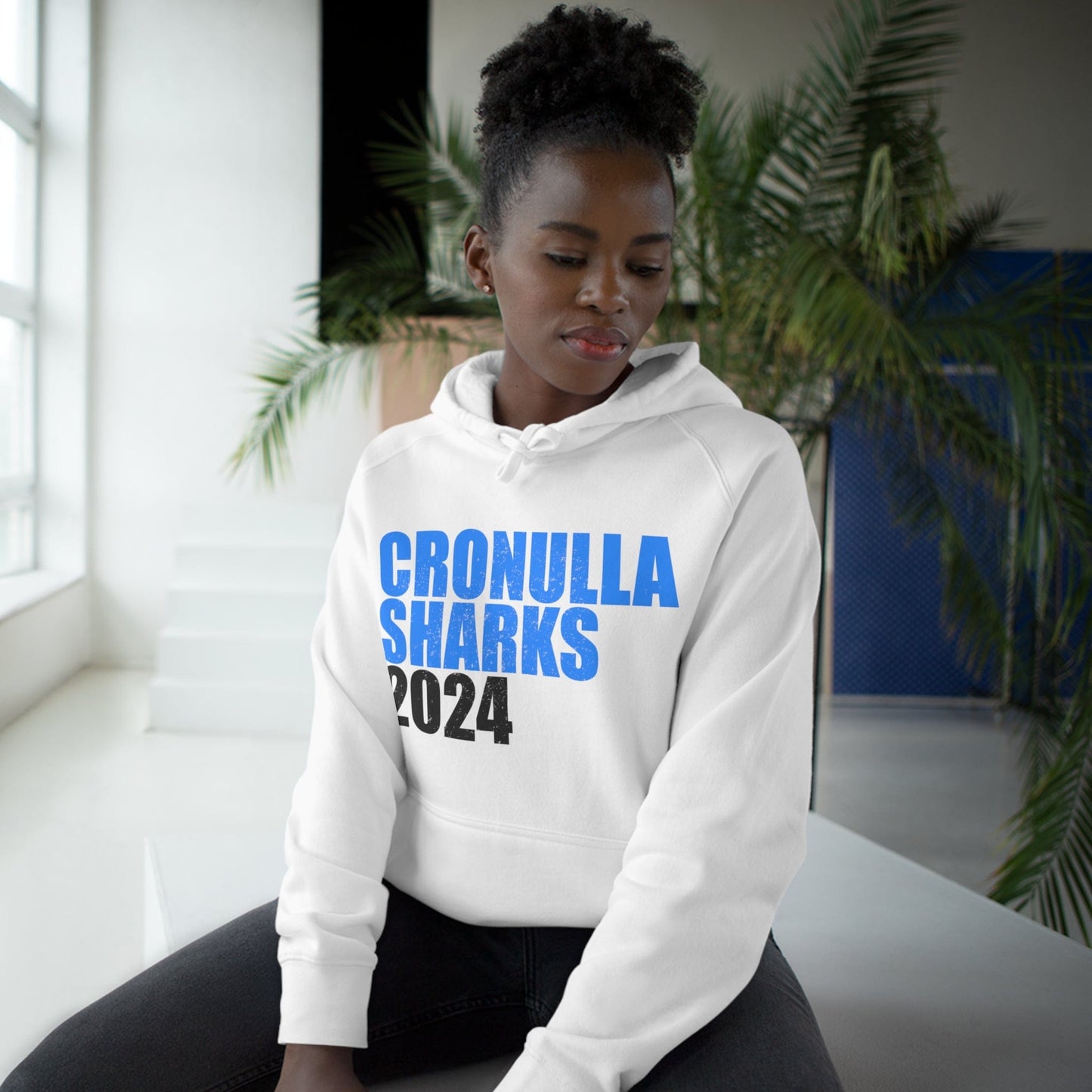 Cronulla Sharks 2024 Hoodie Graphic Tees Australia Graphic T-Shirt Australia -  Cool Graphic T-Shirts Online -  Cronulla Sharks 2024 Hoodie | NRL hoodies Australia