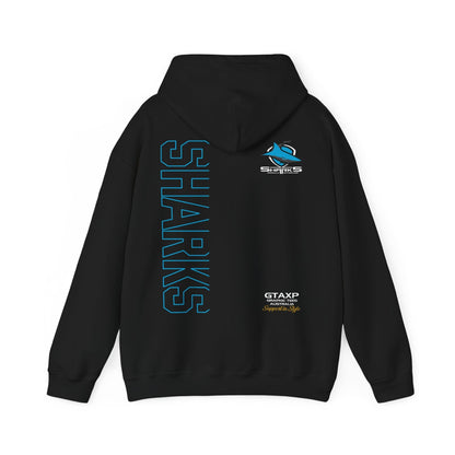 Cronulla Sharks Duo Hoodie Printify Graphic T-Shirt Australia -  Cool Graphic T-Shirts Online - 