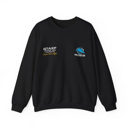 Cronulla Sharks Duo Jumper Graphic Tees Australia Graphic T-Shirt Australia -  Cool Graphic T-Shirts Online -  Cronulla Sharks Duo Jumper | Cronulla Sharks Crew Sweater