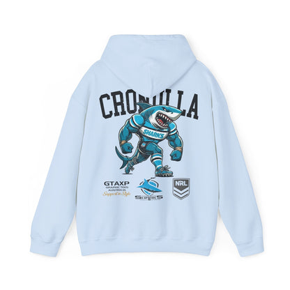 Cronulla Sharks Reefy Hoodie Printify Graphic T-Shirt Australia -  Cool Graphic T-Shirts Online - 