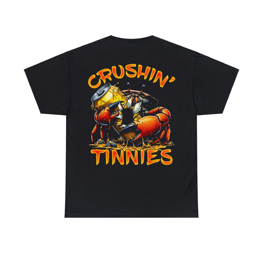 Crushin Tinnies Graphic Tee Graphic Tees Australia Black / S Graphic T-Shirt Australia -  Cool Graphic T-Shirts Online - 