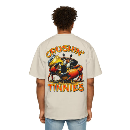 Crushin Tinnies Oversized Tee Graphic Tees Australia Graphic T-Shirt Australia -  Cool Graphic T-Shirts Online -  Crushin Tinnies Oversized Tee | Funny Beer T-Shirts Australia