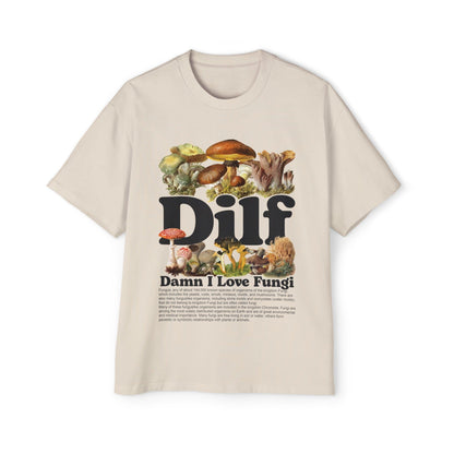 Damn I Love Fungi Oversized Tee Printify Graphic T-Shirt Australia -  Cool Graphic T-Shirts Online - 