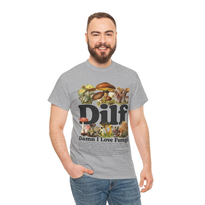 Damn I Love Fungi TShirt Printify Sport Grey / S Graphic T-Shirt Australia -  Cool Graphic T-Shirts Online - 