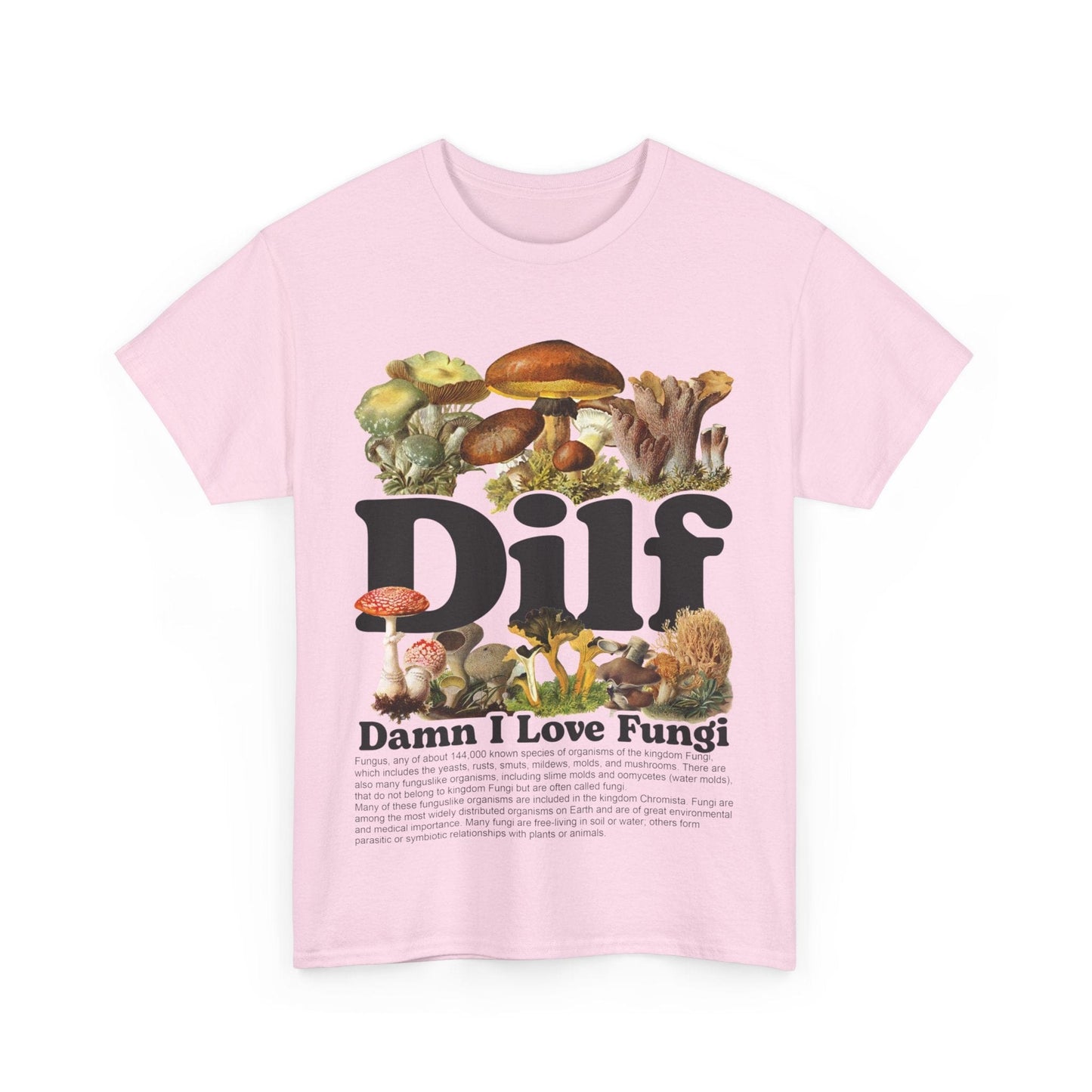 Damn I Love Fungi TShirt Printify Graphic T-Shirt Australia -  Cool Graphic T-Shirts Online - 