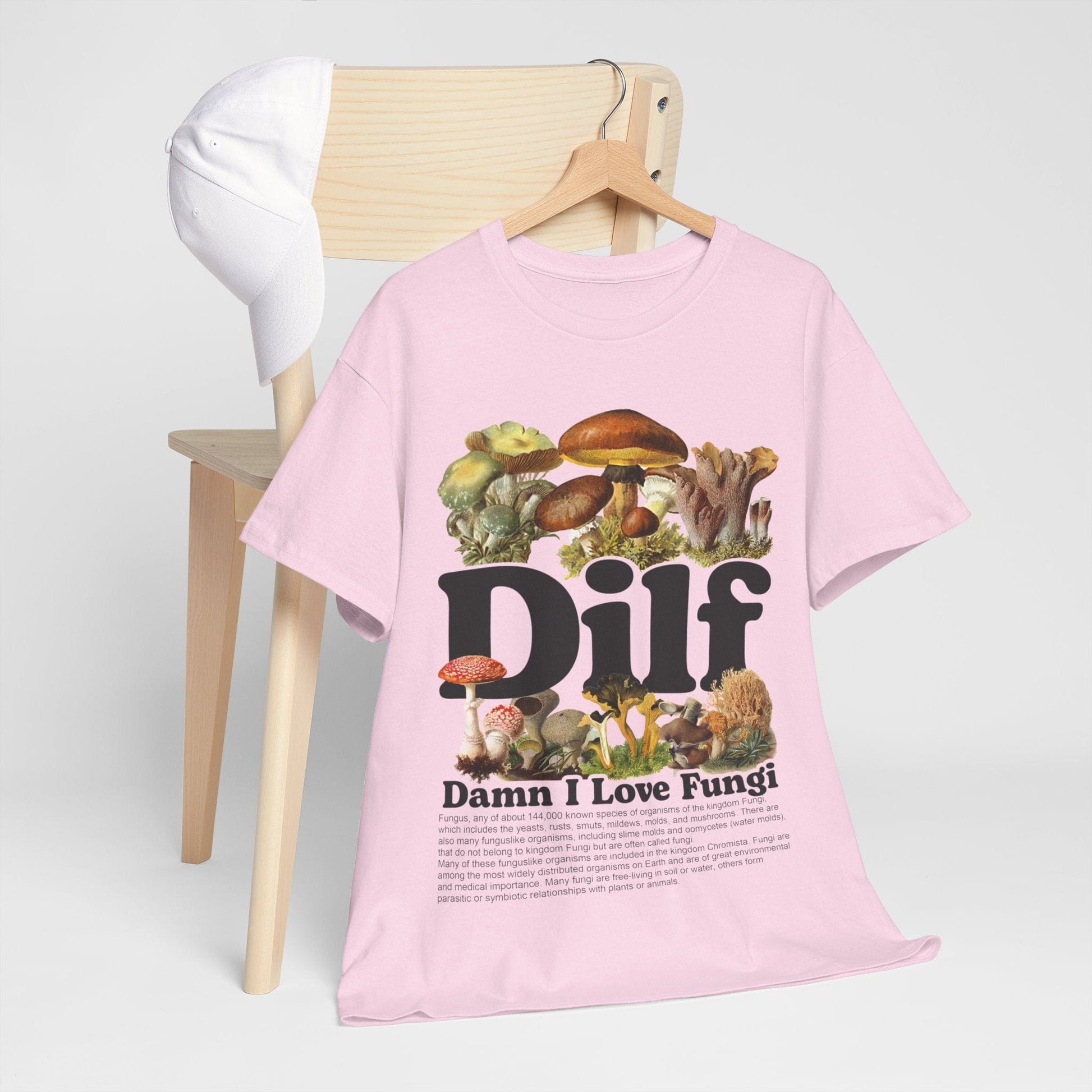 Damn I Love Fungi TShirt Printify Graphic T-Shirt Australia -  Cool Graphic T-Shirts Online - 